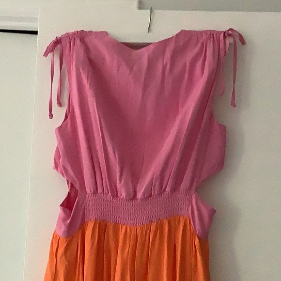 SCOOP Multi-Colored Dress with Mid Cut-outs - Picture 7 of 8